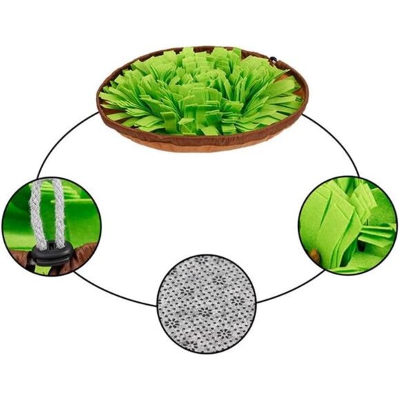 Pet Snuffle Mat for Dogs, Interactive Feed Game for Boredom, Encourages Natural - Picture 7 of 8